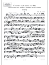 Concerto en si mineur - Violon - HAENDEL - Partition - Violon